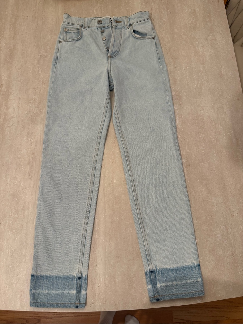 Loewe Women’s Straight Jeans - Light Blue